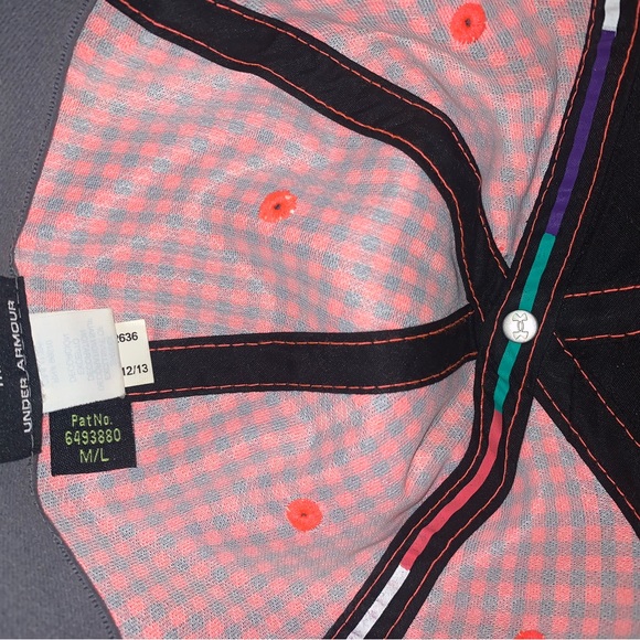 Bright Orange and Blue Under Armour Hat - Picture 3 of 4